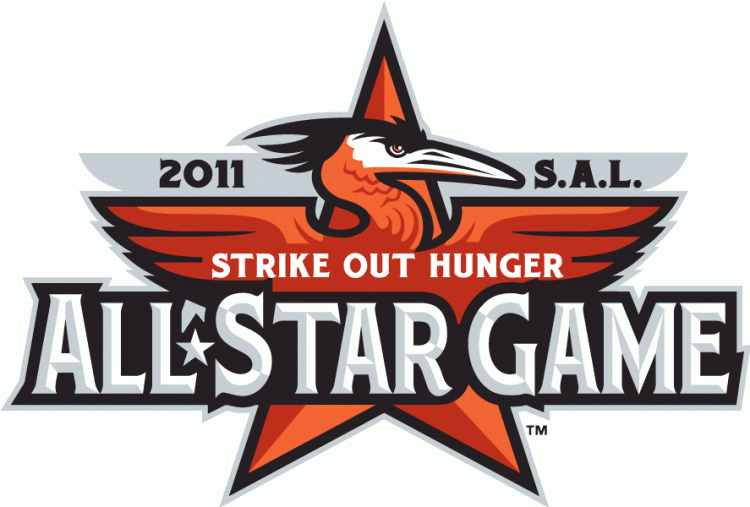 South Atlantic League All-Star Game 2011 Primary Logo iron on transfers for clothing